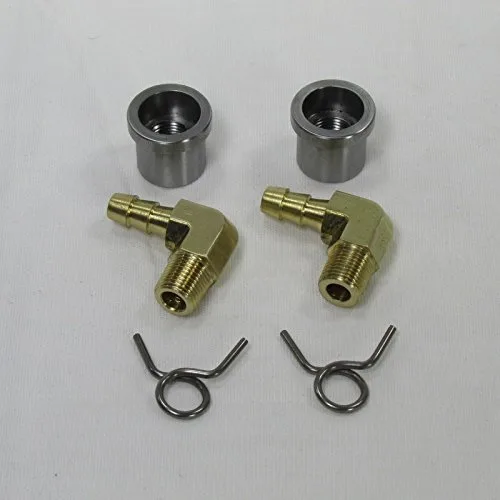 Vista 5 de Medidor de combustible para tanque de gasolina de montaje empotrado para motocicleta, manguera de combustible transparente + accesorios de latón