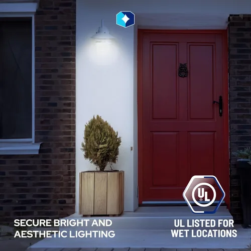 Vista 2 de KastLite Aplique Náutico de Pared para Exteriores - Farol Costero No Metálico Resistente al Óxido e Impermeable - Luminaria Certificada UL