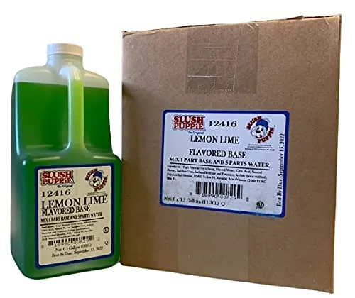 Vista 2 de SlushPuppie Slush Puppie - Base con sabor a limón y lima, 6 - .5 galones