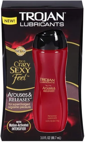 Trojan Lubricantes Arouses & Releases - Lubricante personal - 3oz, paquete de 6