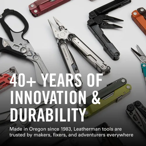 Vista 7 de LEATHERMAN, Skeletool, multiherramienta ligera 7 en 1, minimalista para uso diario (EDC), hogar, jardín y al aire libre, acero inoxidable