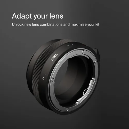 Vista 2 de Urth – Adaptador de Montura de Lente: Compatible para Lente Nikon F (Tipo G) a Cuerpo de Cámara Sony E