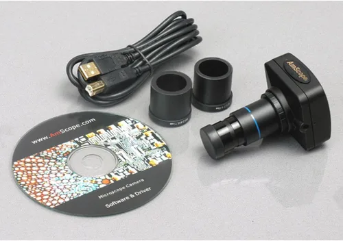 Vista 5 de AmScope H250-8M Microscopio de medición digital de mano, aumento de 20x y 50x, campo de visión de 0.669 in, incluye luz de bolígrafo, cámara de 8MP