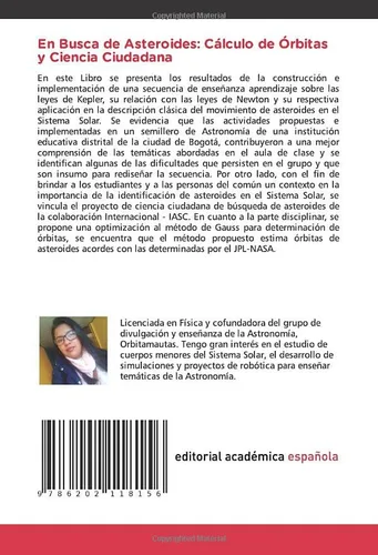Vista 2 de En Busca de Asteroides Cálculo de Órbitas y Ciencia Ciudadana Dinámica de asteroides en el Sistema Solar (Spanish Edition)