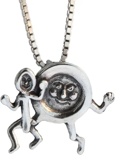 Dish and Spoon Charm Pendant Silver Charm Mother Goose