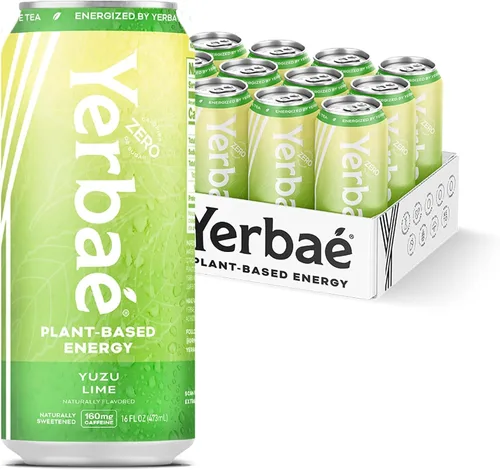 Vista 22 de Yerbae - Agua espumosa mejorada (12 unidades) Energy Yerba Mate 340 ml, lata