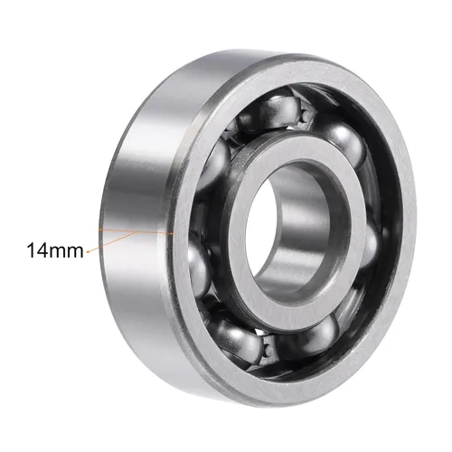 Vista 3 de Uxcell 6303 - Rodamientos de bolas de ranura profunda de 17 mm de diámetro interior, 47 mm de diámetro exterior, 14 mm de espesor, con holgura C3