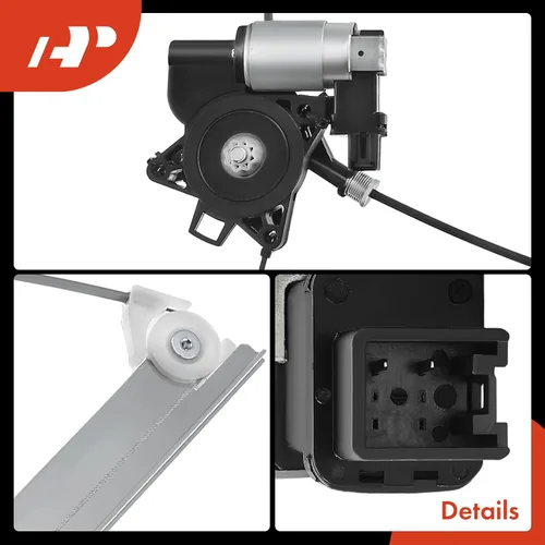 Vista 8 de A-Premium Elevalunas eléctrico con motor compatible con Mazda 5 2006-2010 2012-2015 delantero izquierdo del lado del conductor