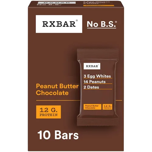 Vista 14 de RXBAR Barras de proteínas, aperitivo de proteínas, barras de aperitivo, chocolate con mantequilla de maní, caja de 22 oz (12 unidades)