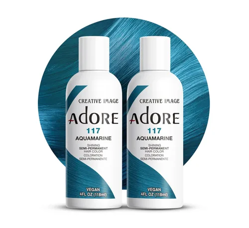 Vista 110 de Adore Tinte semipermanente morado para el cabello, vegano y libre de crueldad, 4 onzas líquidas, 090 Lavender (paquete de 1)