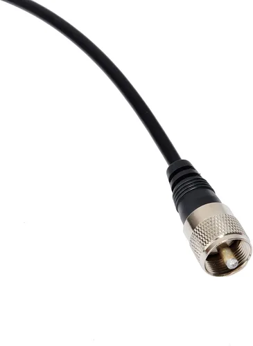 Vista 3 de Soporte magnético NMO, soporte de base magnética de antena resistente con cable RG58 de 16.4 ft (16.4 pies) para transceptores de radio