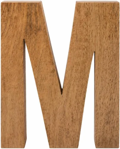 Letras decorativas de madera maciza de 8 pulgadas, alfabetos, palabras, acabado natural, estante o vajilla independiente de madera para niños,