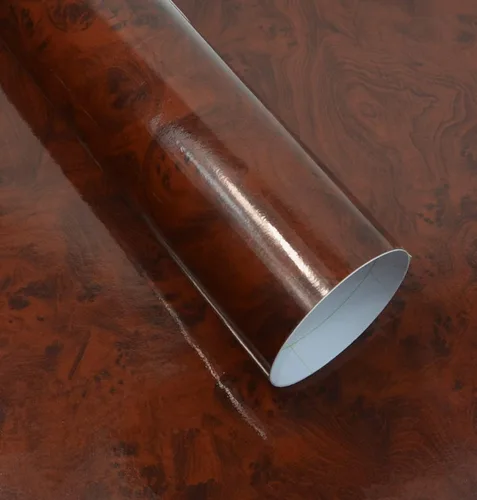 Vista 15 de Moyishi - Rollo de vinilo de grano de madera para el interior del automóvil, muebles de oficina y hogar, película de 11.8 x 39.4 pulgadas