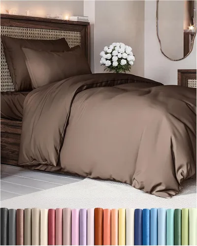 Vista 19 de Juego de funda de edredón tamaño Queen - Funda de edredón extra suave tamaño Queen 90 x 90 con 2 fundas de almohada - Ropa de cama de hotel de lujo