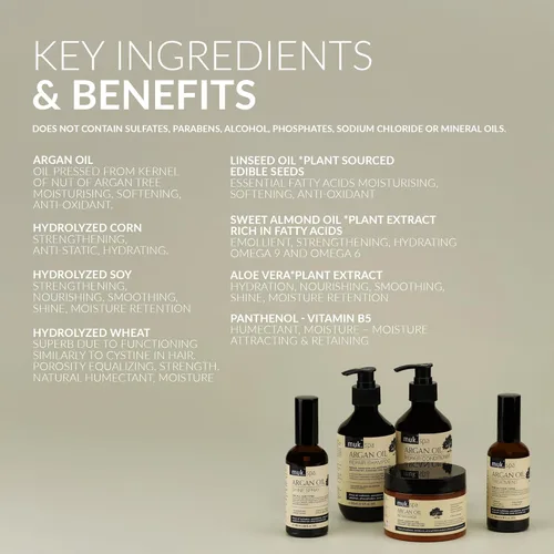 Vista 6 de MUK. Haircare Spa Argan Oil Repair Shine Spray - 3.4 fl oz