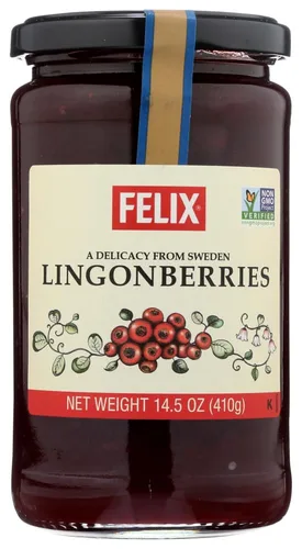 Conservas suecas de arándanos rojos de Felix 14.5 onzas (paquete de 2)