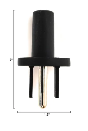 Vista 7 de Adaptador de enchufe de tierra Banana Jack, antiestático ESD para toma de corriente de 3 clavijas, conector de tierra universal Banana Jack