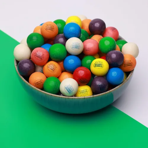 Vista 9 de Bolas de chicle para máquina de chicles – Bolas de goma grandes de 1 pulgada a granel – Recambios de máquina de chicles de 1.7 libras – 96 bolas