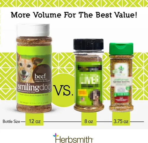 Vista 4 de Herbsmith Condimento para croquetas – Carne de res liofilizada – Alimento para perros quisquillosos – 4.5 onzas