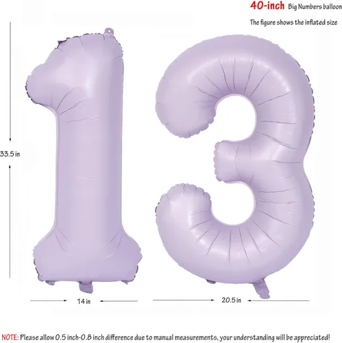 Vista 418 de Globos de 40 pulgadas con números de caramelo, papel de aluminio de helio, globos de látex de Mylar para fiesta de cumpleaños, decoración digital 0