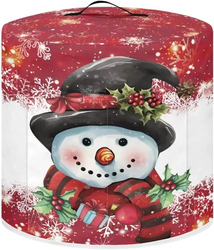 Vista 21 de Cubierta antipolvo para olla a presión de 6 cuartos, freidora de aire, arrocera, cubiertas antipolvo para electrodomésticos de cocina con bolsillos