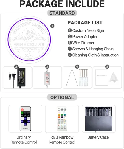 Vista 9 de Letrero de neón personalizado de barra de bodega para el hogar, bar, cueva de hombre, letreros de bar personalizados con luces LED de neón