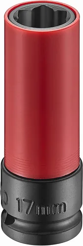 Vista 3 de Tuerca protectora de rueda de 1/2" – Tuerca de llanta convexa de cabeza de flor de 0.669 in