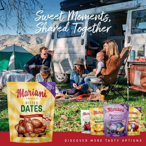 Vista 6 de Mariani - Dátiles secos sin hueso, bolsa de 30 onzas, dátiles secos sin azúcar añadido, sin gluten, sin lácteos, veganas y llenas de fibra
