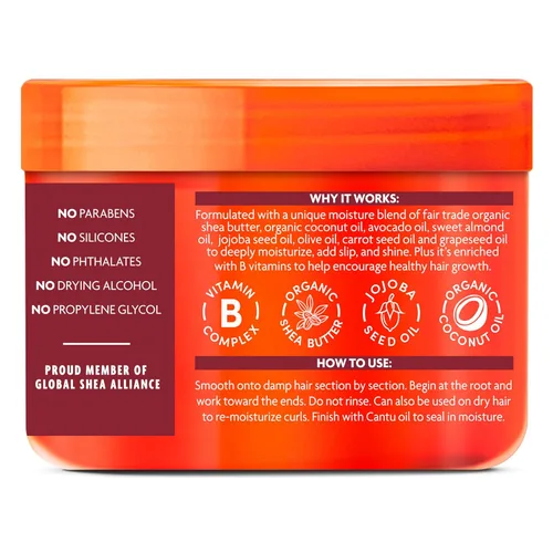 Vista 11 de Crema para rulos Cantu de coco, 12 oz