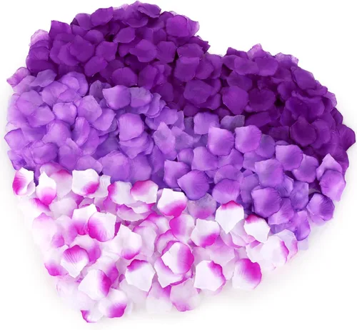 Vista 8 de 3000 pétalos de rosa, pétalos de rosa para bodas, pétalos de flores artificiales