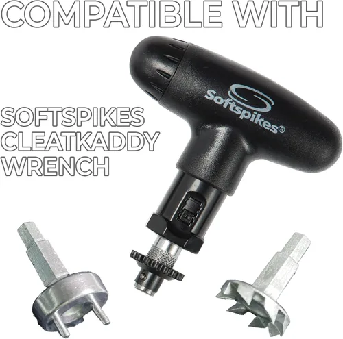 Vista 5 de Softspikes Silver Tornado Fast Twist 3.0 - Estacas de golf - Blanco transparente - 18 unidades - También se adapta a los sistemas de tacos Tri-Lok