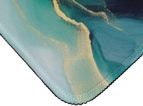 Vista 7 de Tapete de escritorio con patrón de arte abstracto, alfombrilla para computadora, accesorios de escritorio, teclado de escritorio, 11.8 x 23.6 in