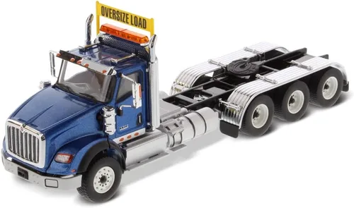 1:50 International HX620 SBFA Day Cab Tridem - Azul Metálico - Diecast Masters - 71010