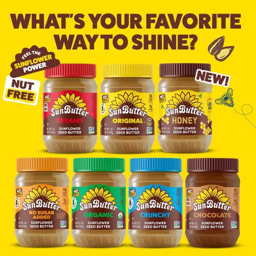 Vista 8 de SunButter Mantequilla de semillas de girasol sin azúcar añadida, sin nueces