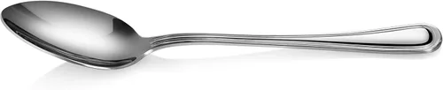 Vista 3 de New Star Foodservice 58208 Slimline Pattern, acero inoxidable 18/0, cuchara de servir, 8.4 pulgadas, juego de 12