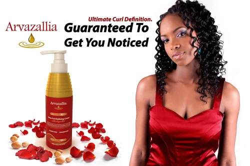 Vista 3 de Crema de ultra definición para rizos, con aceite de argán por arvazallia para cabello ondulado y rizado