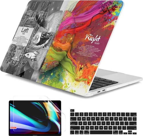 Vista 26 de DONGKE - Funda para MacBook Pro de 13 pulgadas M2 M1 2026-2020 Abstracto Montaña X692