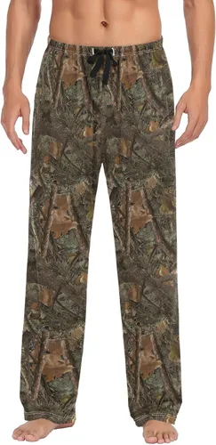 Pantalones de pijama para hombre, pantalones de pijama para dormir, pantalones de descanso con bolsillos, S, M, L, XL, XXL