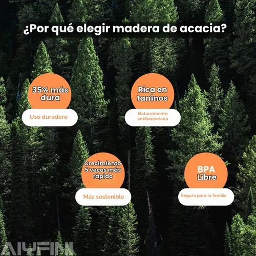 Vista 7 de Juego de utensilios de cocina de madera no tóxica, espátula de madera de mango largo de 15.4 pulgadas para cocinar, espátula volteadora de huevos