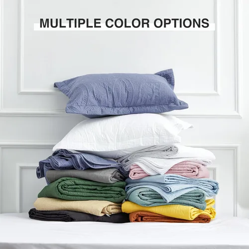 Vista 223 de Edredón de cama tamaño queen Love's cabin, color azul, para cama de verano, de microfibra ligera, estilo moderno, para todas las estaciones, 3