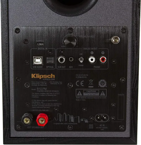 Vista 4 de Klipsch R-51PM Altavoz Bluetooth con alimentación, negro