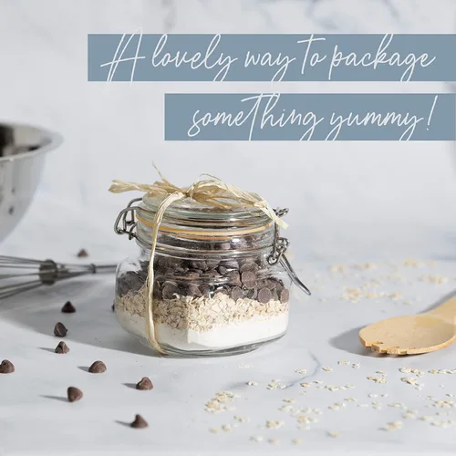 Vista 3 de Galashield Tarros de vidrio con tapas, tarros de almacenamiento de alimentos de 16 onzas con tapas herméticas a prueba de fugas, tarros de cocina