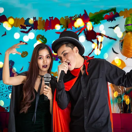 Vista 9 de Micrófono de juguete para niños - Micrófono falso de plástico para pretensión, accesorio de disfraz para Halloween, Navidad, cosplay, regalos