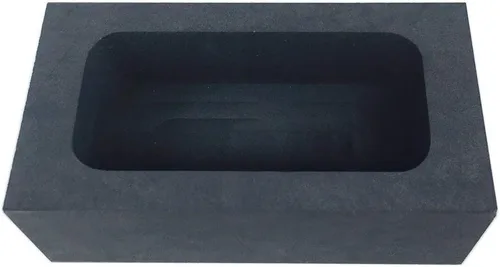 Vista 10 de OTOOLWORLD Molde de lingote de grafito de oro y plata para fundir refinación de fundición (4.4 lbs)