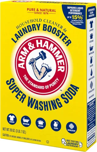 Vista 13 de ARM & HAMMER Washing Soda - Detergente en polvo y carbonato de sodio para lavado de ropa, neutralizador de olores