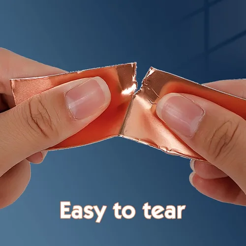 Vista 8 de ETERART Cinta adhesiva de papel de aluminio resistente, cinta de lámina de cobre con adhesivo conductor, para reparaciones en el hogar, paquete de 2