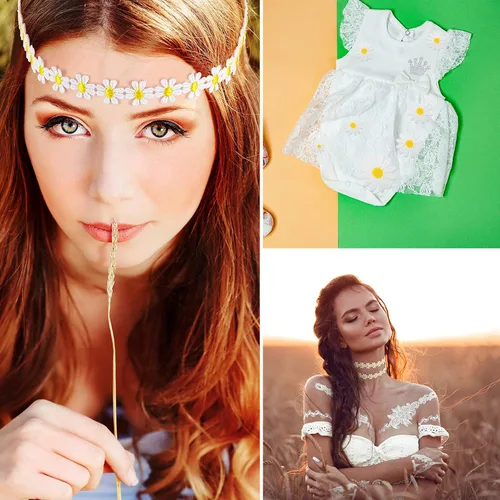 Vista 3 de WILLBOND Cintas de encaje floral para decoración de encaje floral de 12 yardas, 6 tamaños, cintas bordadas para coser para vestidos, accesorios