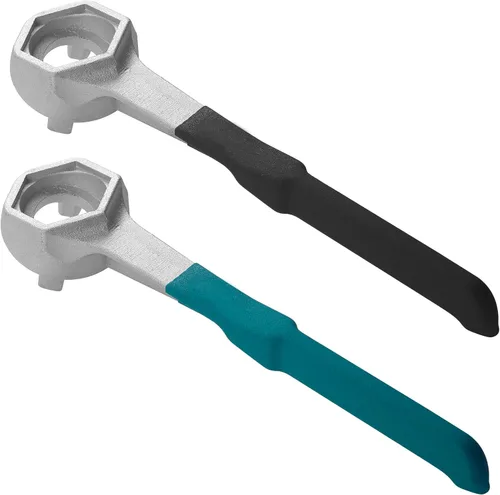 Vista 11 de Llave de tambor de aluminio, llave Bung, herramienta de abridor de barril para abrir tambor de 10, 15, 20, 30, 55 galones, se adapta a 2" y 3/4