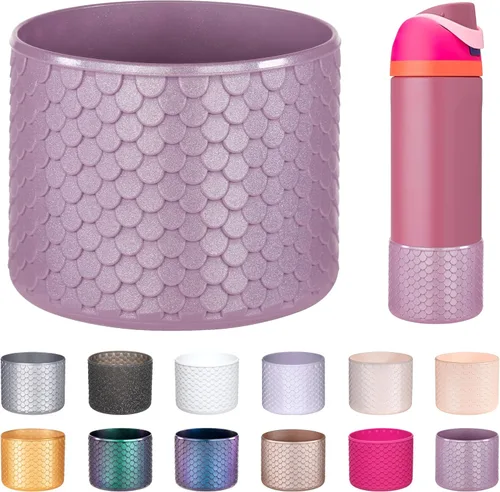 Vista 47 de Silicone Boot for Owala Water Bottle 24oz 32oz 40oz, Anti-Slip Protective Sleeve Bottom Bumper Protector for FreeSip, Twist, and Flip Stainless