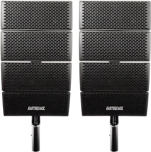 Vista 2 de Earthquake Sound DJ-Array Gen2 - Sistema de altavoces Line Array de 4 x 4 pulgadas, juego de 2, color negro